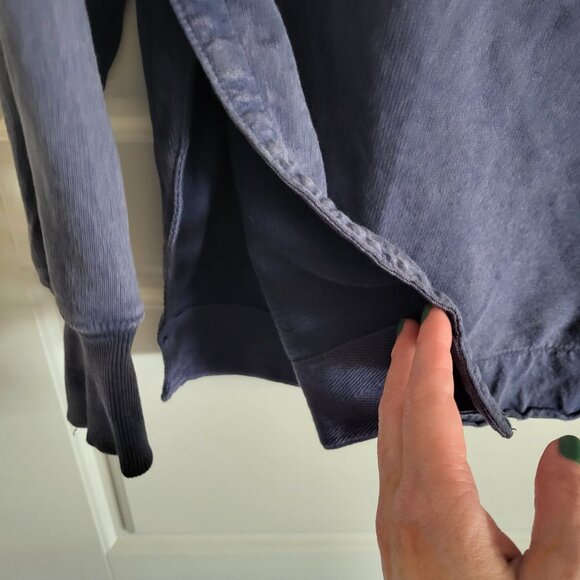 American Eagle Sunwashed Desert Hoodie in Navy - Picture 6 of 7